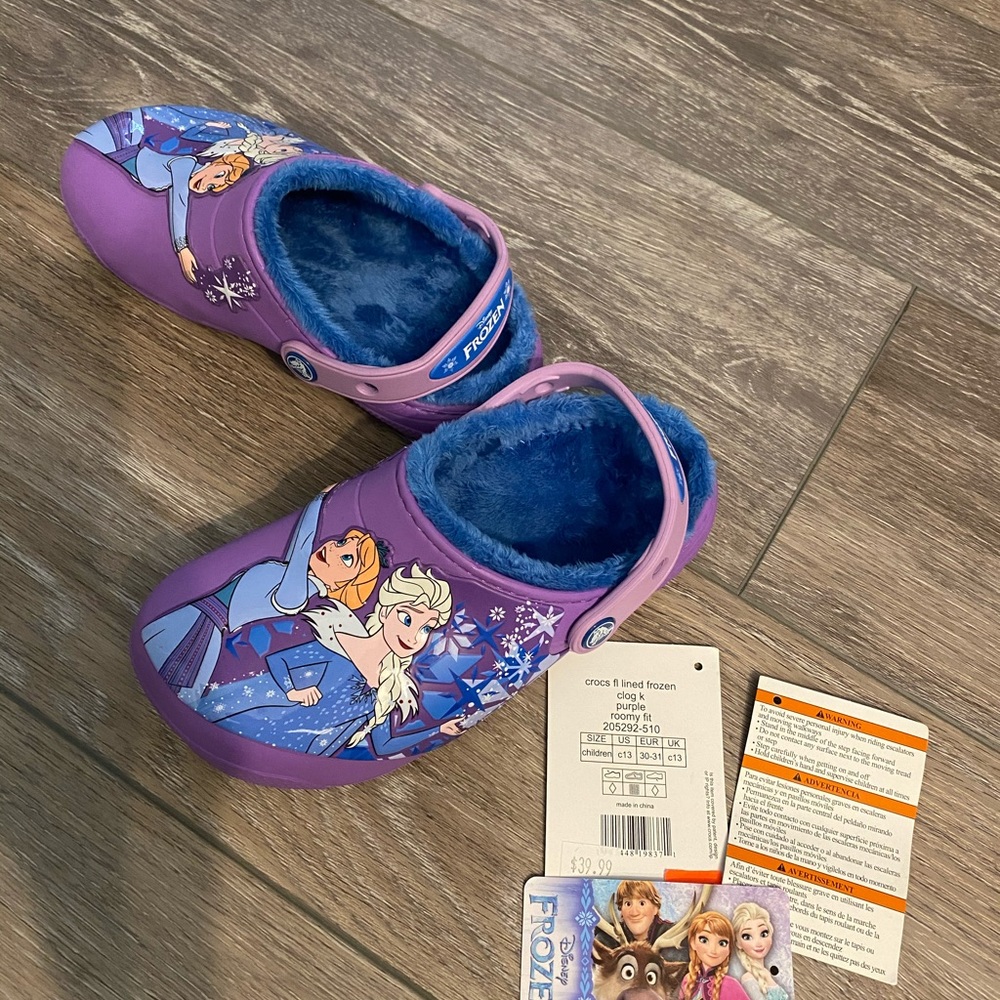 New Disney frozen crocs